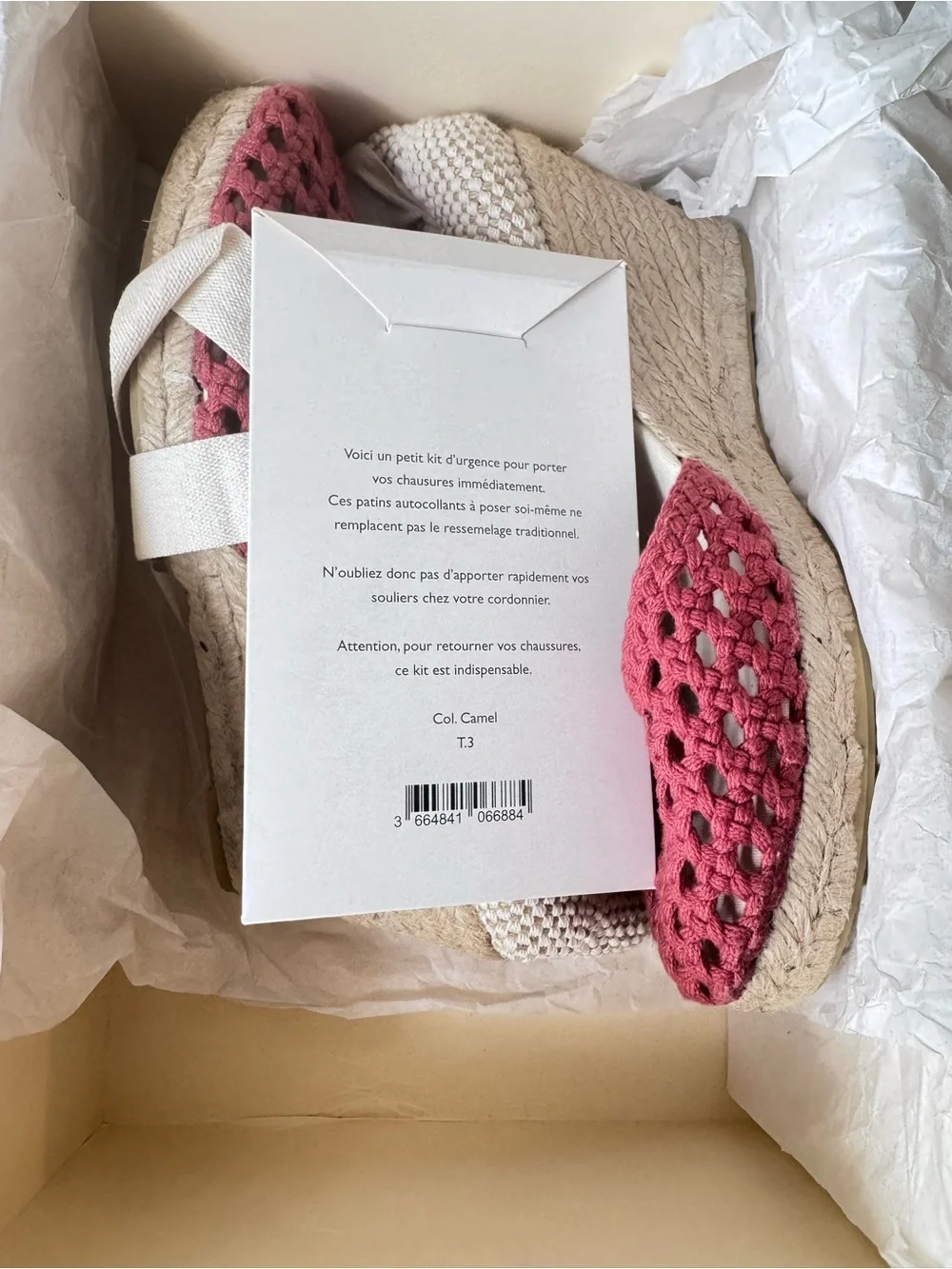 Sézane Melodie Espadrille Wedges Peony Pink Lace Up Platform Sandals US 8.5 39